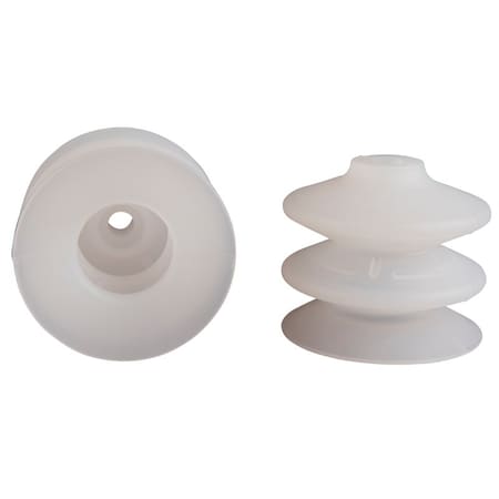 Fipa Bellows vacuum cup diam. 62 mm, Silicone transparent 21.062.055.2